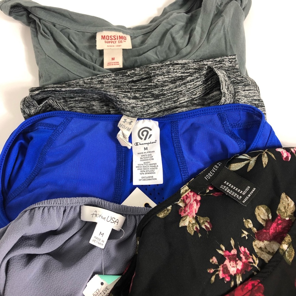 Forever 21, Under Armour, Champion, Active USA M - Picture 2 of 7
